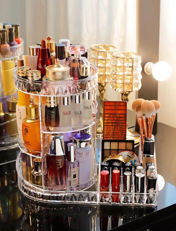 New Rotating Cosmetic Make-up Organizer